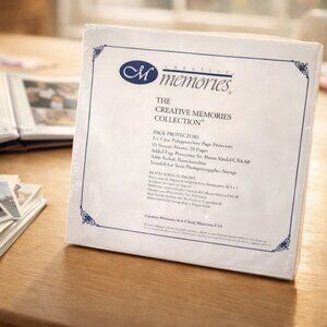 Creative Memories 5x7 Scrapbook Page Protectors Refill Clear Poly Retired NEW